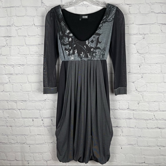 2026 DEUX MILLE VINGT SIX Dresses & Skirts - 2026 DEUX MILLE VINGT SIX unique long sleeve babydoll dress Paris French, size S